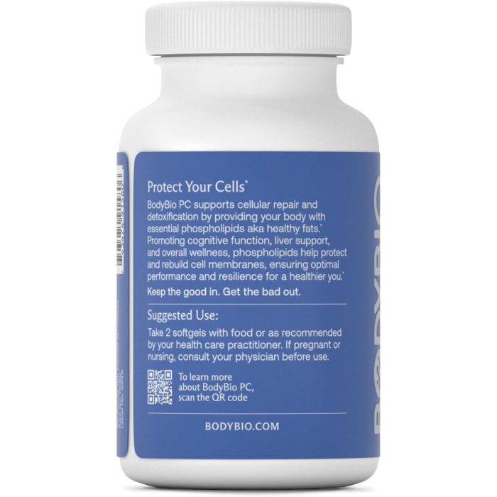 BodyBio PC - Phosphatidylcholine for Brain Health, Mental Clarity, Cognitive Function, Cellular Repair & Healthy Aging, Phosholid Complex Supplement for Gentle Daily Detox - Image 2