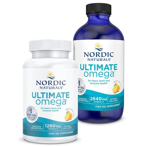 Nordic Naturals, Ultimate Omega, Lemon, 2,840 mg, 4 fl oz (119 ml)
