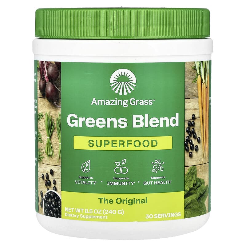 Amazing Grass, Greens Blend, Superfood, The Original, 8.5 oz (240 g)