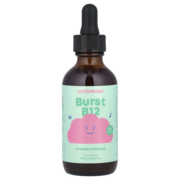 JoySpring, Burst B12, 2 fl oz (60 ml) - Image 2