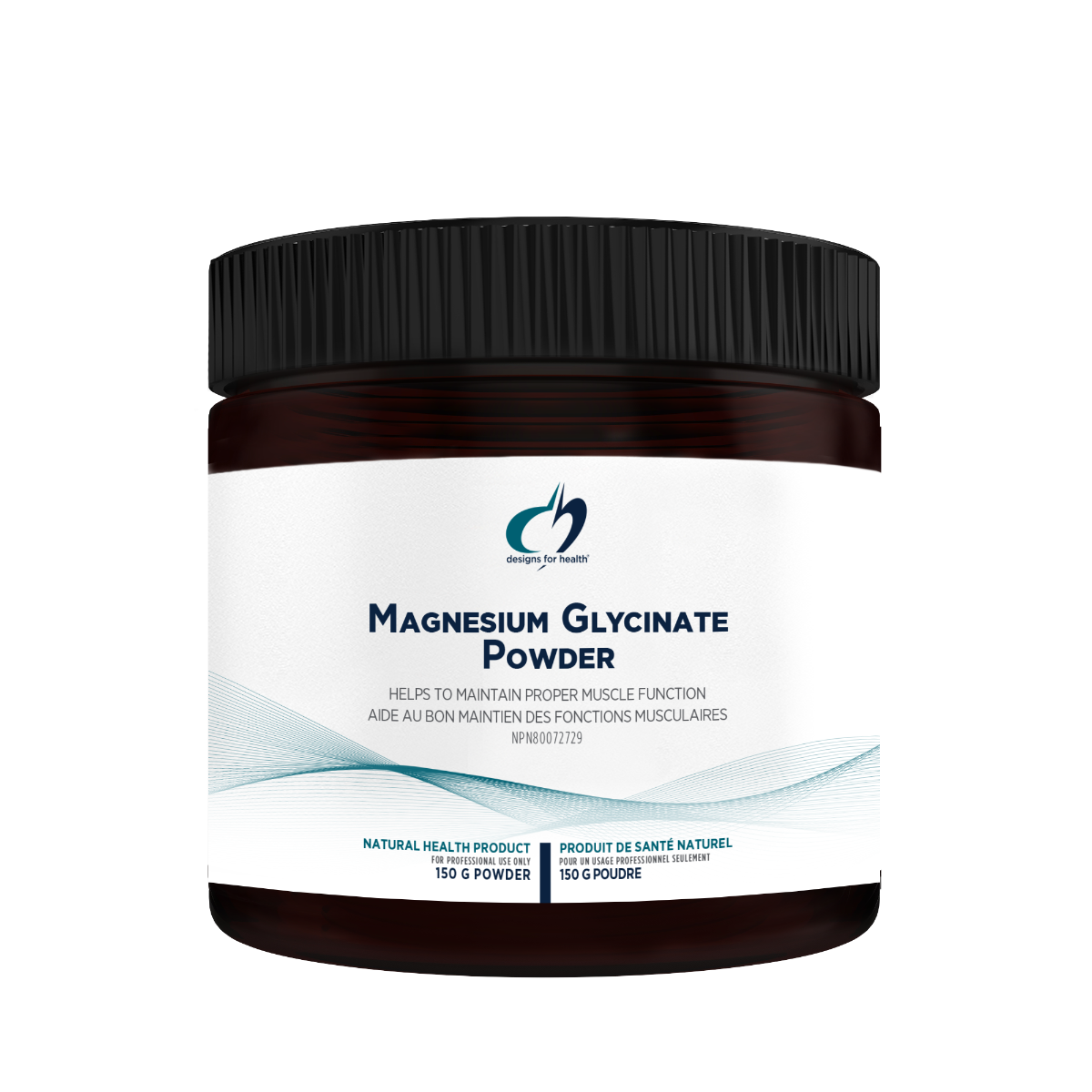 Magnesium Glycinate Powder 150g Designs for Health