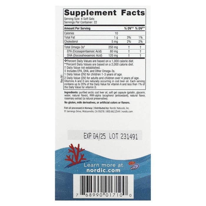 Nordic Naturals, Children's DHA, Ages 3-6, Strawberry, 90 Mini Chewable Soft Gels - Image 2