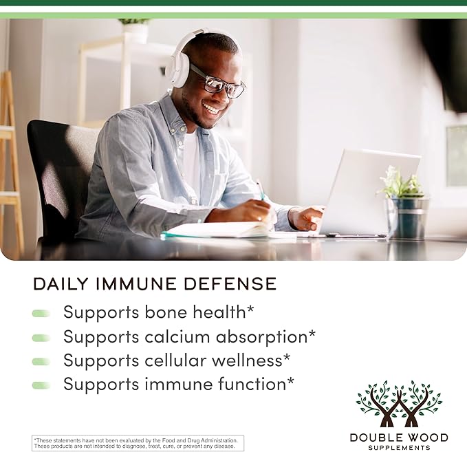 Vitamin D3 K2 5,000 IU Liquid Drops (5,000 IU of D3 and 200mcg of 99.9% All-Trans Patented K2 MK-7 (K2Vital)) Max Absorption Liquid Vitamin D Drops for Kids and Adults (30 Servings) by Double Wood - Image 7