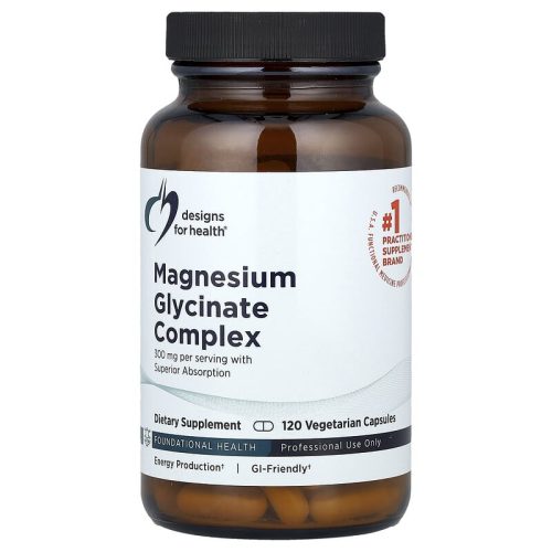 Designs For Health, Magnesium Glycinate Complex, 120 Vegetarian Capsules (150 mg per Capsule)